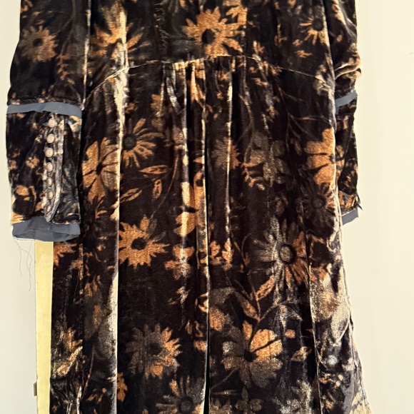 Free people velvet sunflower duster jacket - Picture 2 of 5